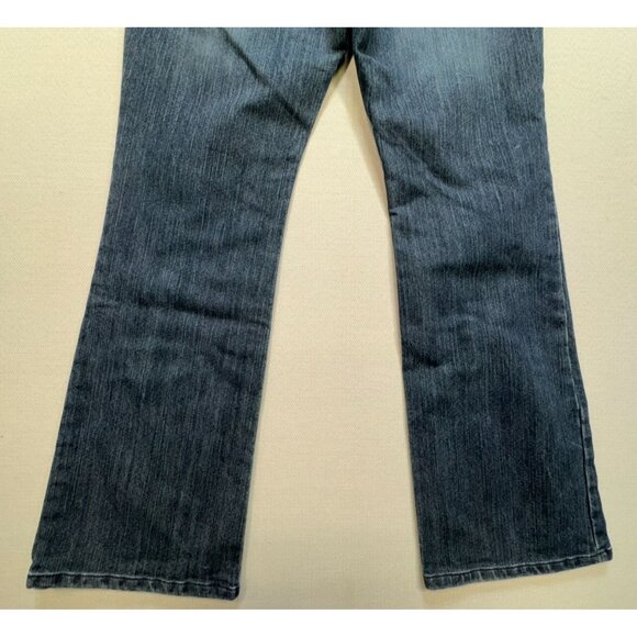 Chicos Platinum Womens Denim Regular Fit Straight Leg Jeans Size 1.5 Medium Pant - Picture 12 of 12
